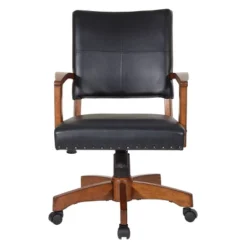 Wood Bankers Chair Black - OSP Home Furnishings -HOMCOM Store GUEST a86599f1 f26d 48af 8331 1d9d6b1053f6