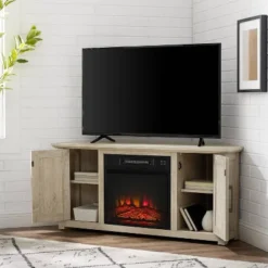 Camden Corner TV Stand For TVs Up To 50" With Fireplace - Crosley -HOMCOM Store GUEST a8f8d747 2dfd 4335 b88c d9dbb5df84a5