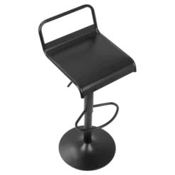 Set Of 2 Emery Industrial Contemporary Barstool - Black - Lumisource -HOMCOM Store GUEST a946c245 0497 4538 88a8 eae6c48d7e8b