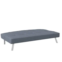 Colette Convertible Futon Sofa Bed Light Gray - Serta -HOMCOM Store GUEST a9765618 1b35 4667 847d b35cdaa6fc36