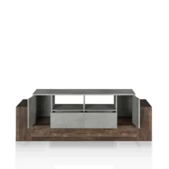Lums TV Stand For TVs Up To 80" Cement/Reclaimed Oak - MiBasics 11 Lums TV Stand For TVs Up To 80" Cement/Reclaimed Oak - MiBasics -HOMCOM Store GUEST a979af39 95ac 48c4 b04b 9d94f3975a99