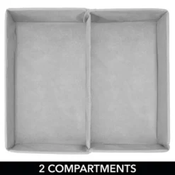 MDesign Fabric Dresser Drawer Organizer, 2 Section, 3 Pack 15 MDesign Fabric Dresser Drawer Organizer, 2 Section, 3 Pack -HOMCOM Store GUEST a97ebe96 a365 4f3c 901e 24b58dc1867a