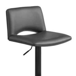 Thierry Adjustable Barstool With Faux Leather - Armen Living 12 Thierry Adjustable Barstool With Faux Leather - Armen Living -HOMCOM Store GUEST aab01faa 57f5 4e99 bc56 4b331d36db45