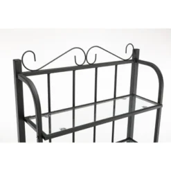 Praha Bakers Rack Black - Boraam -HOMCOM Store GUEST aad5a272 2bc9 4b27 b96c 606c49fc4bcb