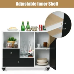 Costway Lateral Mobile Filing Cabinet Large Printer Stand W/ 2 Drawers 16 Costway Lateral Mobile Filing Cabinet Large Printer Stand W/ 2 Drawers -HOMCOM Store GUEST aae23934 4241 4f74 84b7 c77981a426be