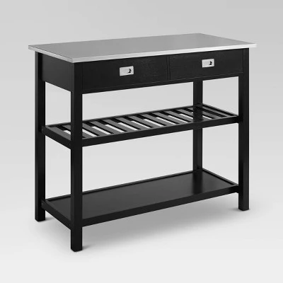 Chloe Stainless Steel Top Kitchen Island Cart - Crosley 5 Chloe Stainless Steel Top Kitchen Island Cart - Crosley - Image 3