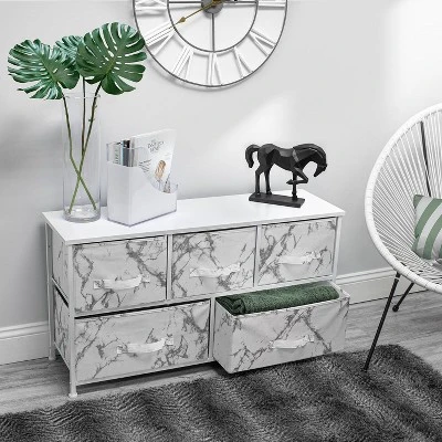 Sorbus Drawer Dresser For Bedroom White 4 Sorbus Drawer Dresser For Bedroom White - Image 2