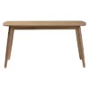 Edna Mid-Century Modern French Oak Light Brown Finishing Wood Dining Table - Baxton Studio