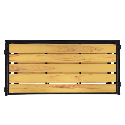 Seville Classics 2 Tier Stackable Aspen Resin Slat Shoe Rack Black 13 Seville Classics 2 Tier Stackable Aspen Resin Slat Shoe Rack Black - Image 11