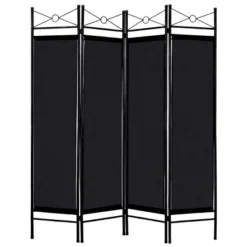 Costway 4 Panel Room Divider Privacy Screen Home Office Fabric Metal Frame -HOMCOM Store GUEST b0802015 42c5 4955 9a3e 1a41423bf56c
