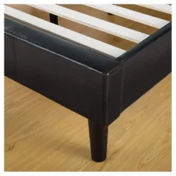 Platform Bed Faux Leather Dark Brown - Sleep Revolution -HOMCOM Store GUEST b0d7bd57 c650 41a6 8028 8adbf95a208b