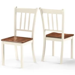 Costway Set Of 2 Wood Dining Chair High Back Kitchen Whitesburg Side Chair BlackWhite 21 Costway Set Of 2 Wood Dining Chair High Back Kitchen Whitesburg Side Chair BlackWhite -HOMCOM Store GUEST b214f904 7a8a 4b9c 814b fb38273434f0