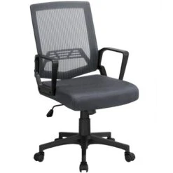 Yaheetech Adjustable Mid-Back Office Chair Computer Chair With Wheels -HOMCOM Store GUEST b215c78a 3a59 4b33 b585 1e7f67b77c0b