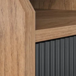 Magnolia End Table Walnut/Black - Novogratz -HOMCOM Store GUEST b35c4c5d 6ebf 485b a250 a1190d7ee08e