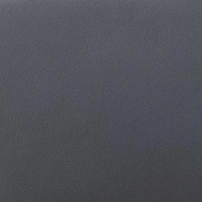 26" Harbor Backless Swivel Faux Leather Wood Counter Height Barstool Gray/Black - Armen Living 7 26" Harbor Backless Swivel Faux Leather Wood Counter Height Barstool Gray/Black - Armen Living - Image 5