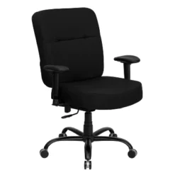 Emma And Oliver 400 Lb. Big & Tall High Back Rectangular Back Ergonomic Office Chair & Arms -HOMCOM Store GUEST b46dd441 7d79 4702 84f5 fd875664595d