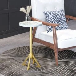 Augustus Side Table Marble White - ZM Home 16 Augustus Side Table Marble White - ZM Home -HOMCOM Store GUEST b51be04c c1d3 43ab b519 465749fdb628