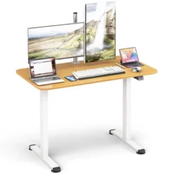 Tangkula Electric Standing Desk Adjustable Stand Up Computer Desk Anti-collision -HOMCOM Store GUEST b621debc 0eb7 42ad 97a0 a0e8dcdc1f76