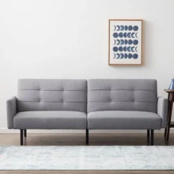 Comfort Collection Futon Sofa Bed With Buttonless Tufting - Lucid 29 Comfort Collection Futon Sofa Bed With Buttonless Tufting - Lucid -HOMCOM Store GUEST b6d1bd91 cff0 45e2 8332 dd11b8051b3c