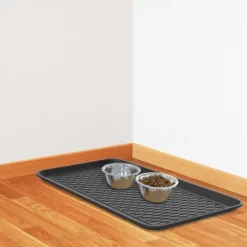 Fleming Supply All-Weather Large Plastic Boot Tray For Indoor And Outdoor Use – Set Of 2, Black -HOMCOM Store GUEST b6fcd3a4 b71c 4aa3 8af1 a6fa657357bb