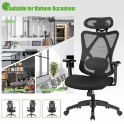 Costway Ergonomic High Back Mesh Office Chair W/ Adjustable Lumbar Support -HOMCOM Store GUEST b80df639 fba3 4086 8070 f6db7e6cd5c3