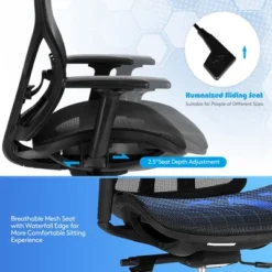 Costway Ergonomic Office Chair High-Back Mesh Chair W/Adjustable Lumbar Support -HOMCOM Store GUEST b817c569 2f5b 423e 85ab 5ef25e5d89b3