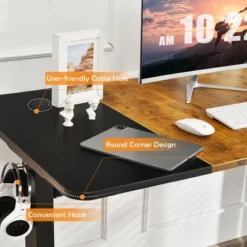 55''x28'' Electric Standing Desk Height Adjustable Sit Stand Desk W/USB Port BrownBlack 20 55''x28'' Electric Standing Desk Height Adjustable Sit Stand Desk W/USB Port BrownBlack -HOMCOM Store GUEST b952e993 cf25 4484 b42f 9d6950527773