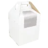 O'Creme Tall White/Kraft Cake-Carrier Box 10 Inch X 10 Inch X 12 Inch High With Window - Pack Of 10 -HOMCOM Store GUEST b9d26856 5eba 4ee4 829f 6bd0ce5598ed