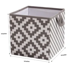 Bacati - Love Gray/white Storage Box Small -HOMCOM Store GUEST b9d6e662 5cb6 4078 b00a b1633d9e588d