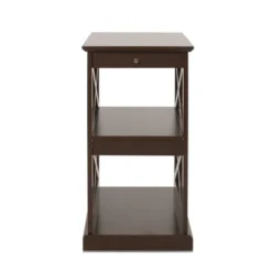 Vernon Contemporary 2 Shelf Side Table Dark Walnut - Christopher Knight Home 14 Vernon Contemporary 2 Shelf Side Table Dark Walnut - Christopher Knight Home -HOMCOM Store GUEST ba3904d3 a024 4934 82ab f0fc3ac2b597