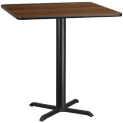 Emma And Oliver 42" Square Laminate Table Top With 33"x33" Bar Height Table Base -HOMCOM Store GUEST bb9fb61d 5b46 4f8d b9ec 78224e0a64fd 1