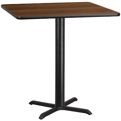 Flash Furniture 42'' Square Laminate Table Top With 33'' X 33'' Bar Height Table Base 7 Flash Furniture 42'' Square Laminate Table Top With 33'' X 33'' Bar Height Table Base - Image 5