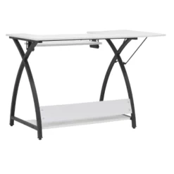 Comet Plus Sewing/Office Table With Fold Down Top, Height Adjustable Platform And Bottom Storage Shelf Black/White - Sew Ready 18 Comet Plus Sewing/Office Table With Fold Down Top, Height Adjustable Platform And Bottom Storage Shelf Black/White - Sew Ready -HOMCOM Store GUEST bbc4dae5 587f 4dac b728 09bf6bc1dc2d