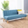 Carlie Mid Century Tufted Fabric Convertible Sofa Futon Blue - Abbyson Living -HOMCOM Store GUEST bc121b3e d3f5 4970 bc1f 35b5f324e8f2