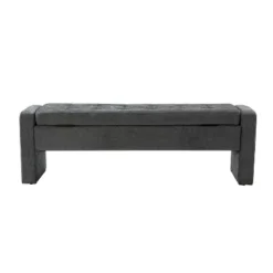 Jaime 55.1" Wide Storage Bench | ARTFUL LIVING DESIGN 18 Jaime 55.1" Wide Storage Bench | ARTFUL LIVING DESIGN -HOMCOM Store GUEST bcc0b4ad 82e2 46a5 8355 cb4aa61ff257