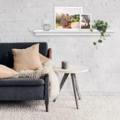 Traditional Wall Shelf White - Threshold™ -HOMCOM Store GUEST bcd3dee1 69c3 4b16 9208 1e8cd6038d13