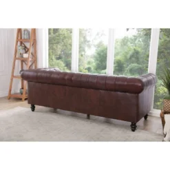 Grand Davenport Leather Sofa Brown - Abbyson Living 5 Grand Davenport Leather Sofa Brown - Abbyson Living -HOMCOM Store GUEST bd58835e ca28 475b 9702 e71c9e669e58