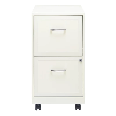 Space Solutions 18" Deep 2 Drawer Mobile Letter Width Vertical File Cabinet 3 Space Solutions 18" Deep 2 Drawer Mobile Letter Width Vertical File Cabinet
