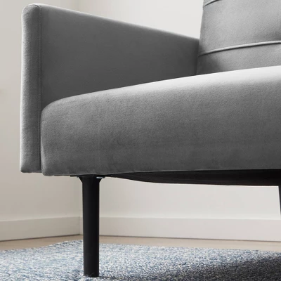 Comfort Collection Futon Sofa Bed With Buttonless Tufting - Lucid 8 Comfort Collection Futon Sofa Bed With Buttonless Tufting - Lucid - Image 6