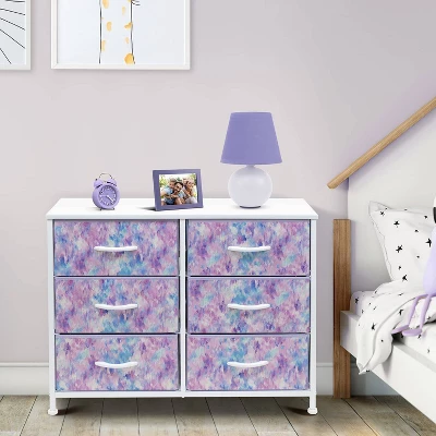 Sorbus Drawer Fabric Dresser For Bedroom And More Purple 4 Sorbus Drawer Fabric Dresser For Bedroom And More Purple - Image 2