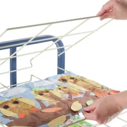 Kaplan Early Learning Mobile Floor Drying Rack -HOMCOM Store GUEST c09d227d f968 49fc a49e 4d16d1c76334
