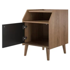 Magnolia End Table Walnut/Black - Novogratz -HOMCOM Store GUEST c0a2199d 82ee 4501 9e38 d14f0d71c1c4
