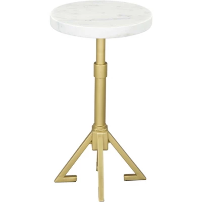 Augustus Side Table Marble White - ZM Home 4 Augustus Side Table Marble White - ZM Home - Image 2