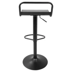 Set Of 2 Emery Industrial Contemporary Barstool - Black - Lumisource -HOMCOM Store GUEST c25194ed 5b62 4009 9f4a d34d0f03ae60