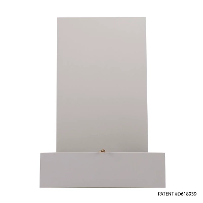 Fold Out Convertible Wall Mount Desk Gray - Aiden Lane 11 Fold Out Convertible Wall Mount Desk Gray - Aiden Lane - Image 9