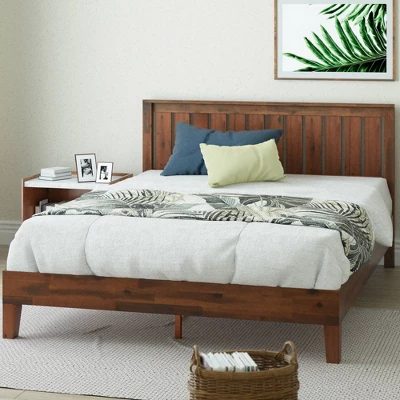Vivek Deluxe Wood Platform Bed With Headboard - Zinus 13 Vivek Deluxe Wood Platform Bed With Headboard - Zinus - Image 11