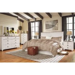 King Adult Headboard Cream - Signature Design By Ashley -HOMCOM Store GUEST c494daab 066c 4257 95c4 75e622b85f20