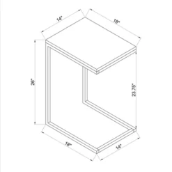 Priscille Accent C Table Gold - Linon -HOMCOM Store GUEST c59ee08d e754 4539 b628 9cbc7bca87ee