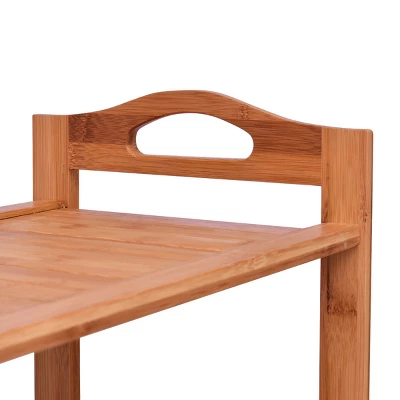 Costway 4 Tier Multifunction Bamboo Shoe Rack Boot Tower Shelf Storage Organizer Stand 10 Costway 4 Tier Multifunction Bamboo Shoe Rack Boot Tower Shelf Storage Organizer Stand - Image 8