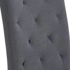 Set Of 2 Westport Tufted Dining Chair Gray - Finch -HOMCOM Store GUEST c7a91bed 789f 4714 b8d7 76fbf49bb023